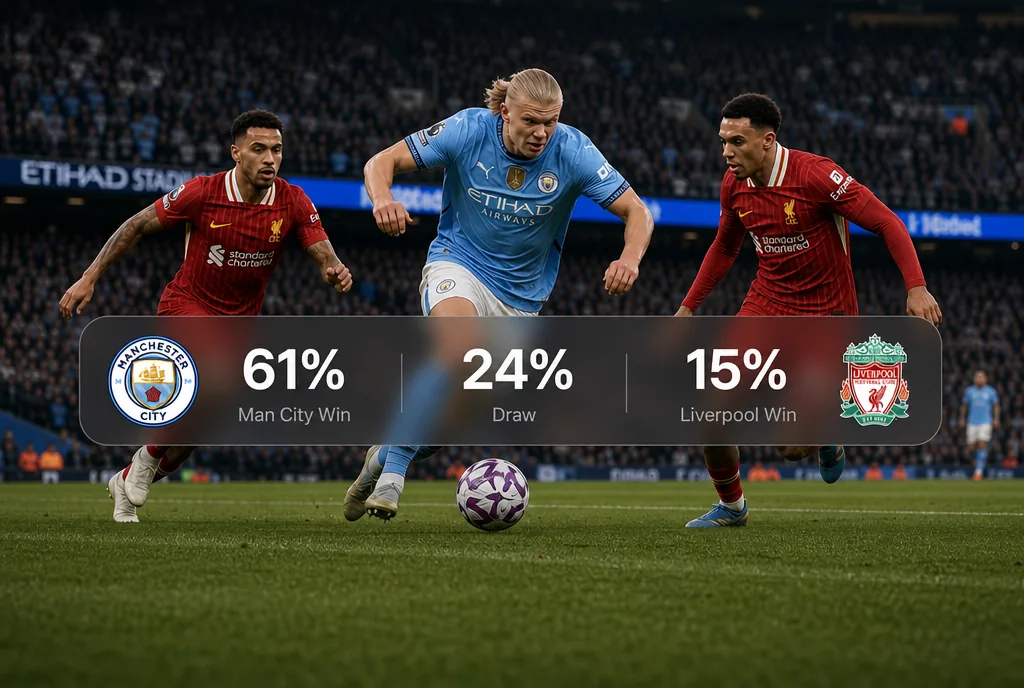 Kickly — prédiction IA Man City / Liverpool